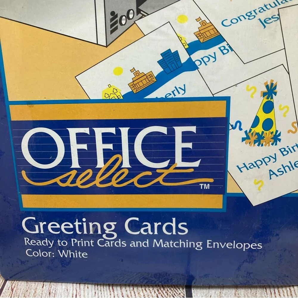 Blank Greeting Cards 15 Sheets & Envelopes Office Select